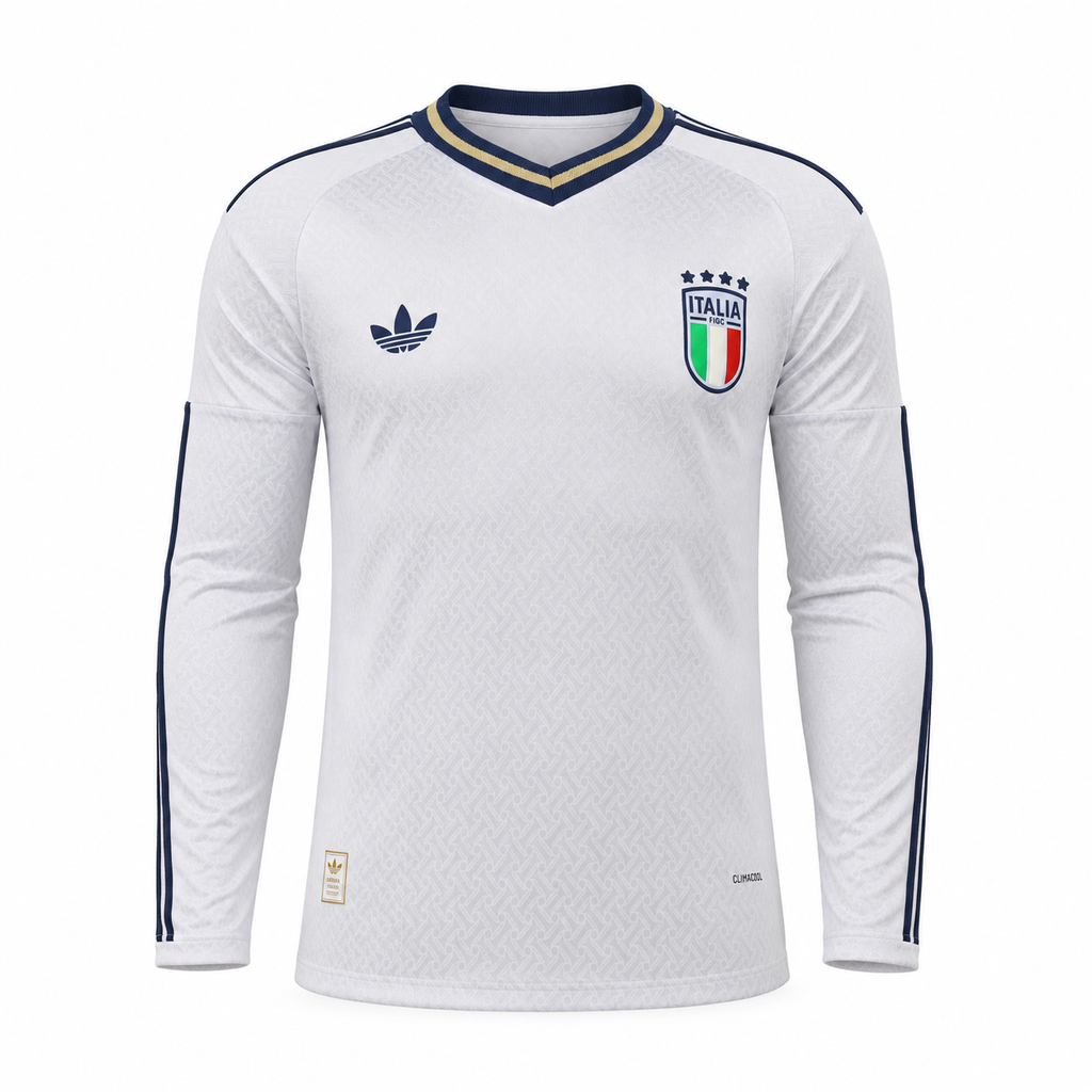 Camiseta Italia Mundial 2026 - 2ª Equipación Manga Larga