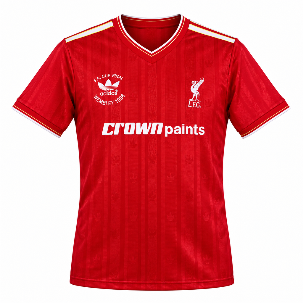 Camiseta Retro Liverpool 1986 - Edición Final Fa Cup