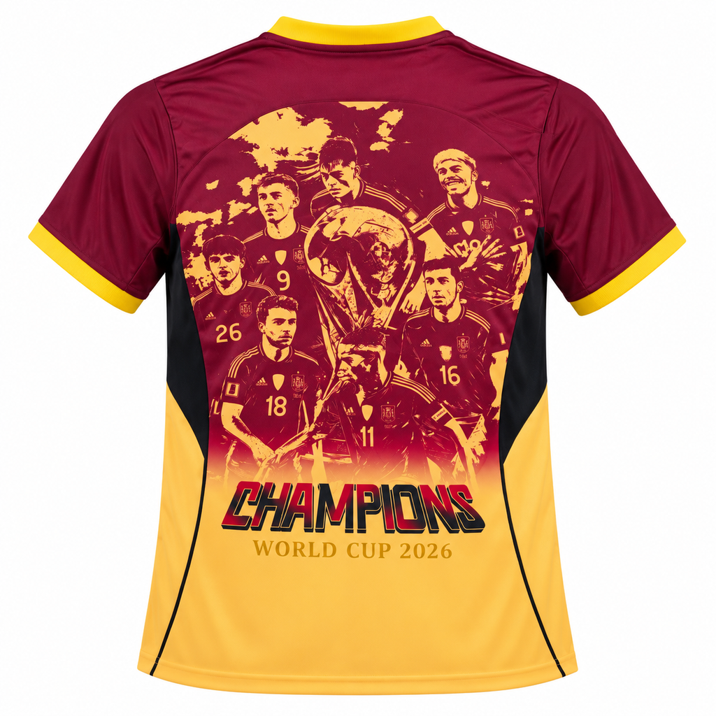Camiseta España - Edición Campeones Mundial 2026