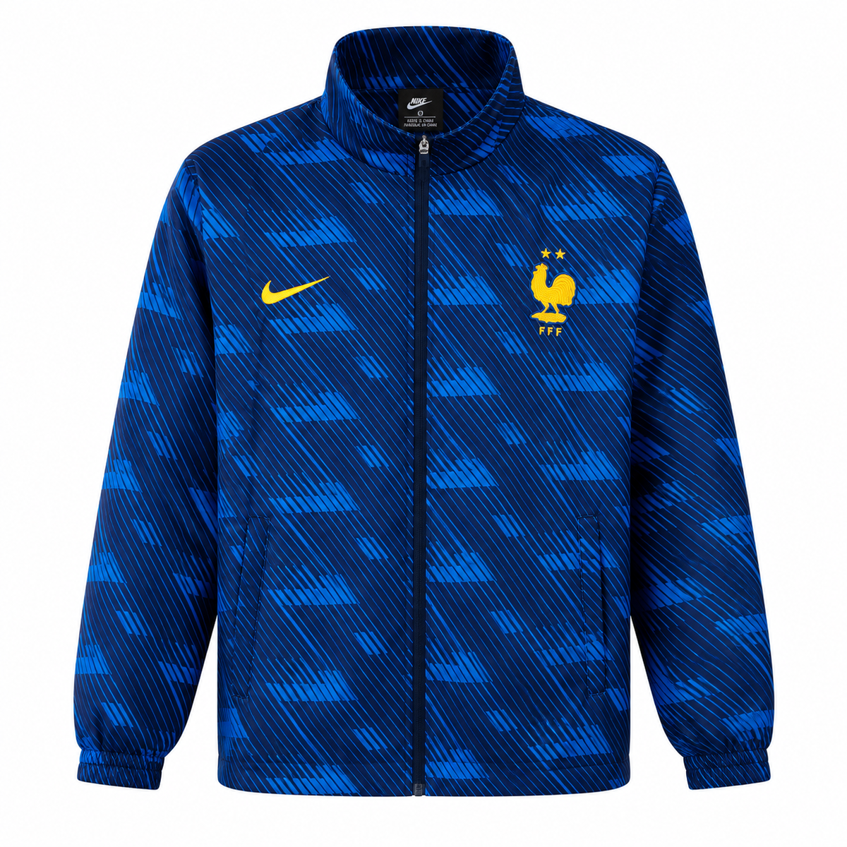 Cortavientos Francia Mundial 2026 - Azul Rayado