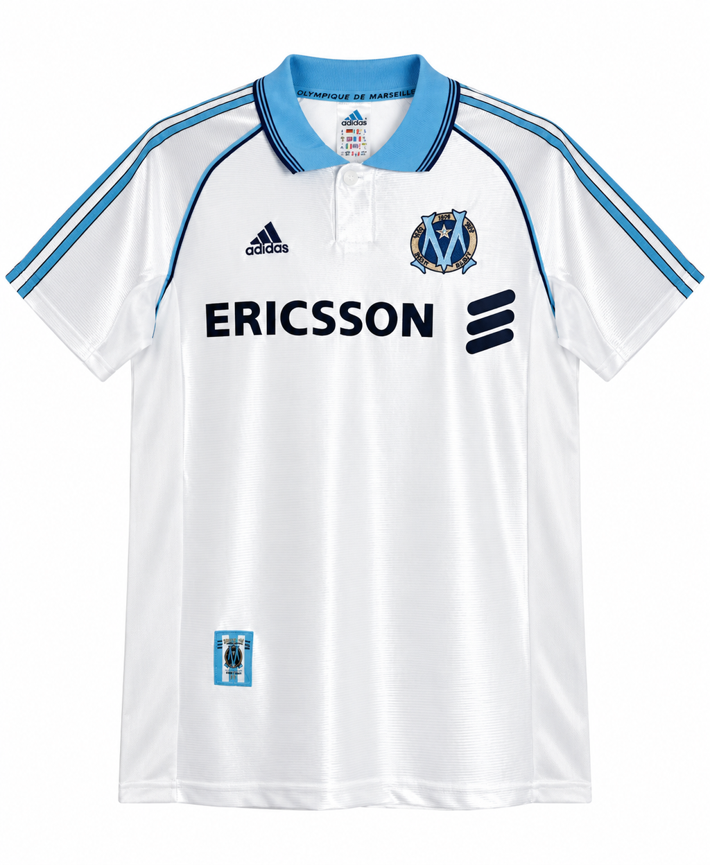 Camiseta Retro Olympique De Marsella 1998/99 - 1ª Equipación