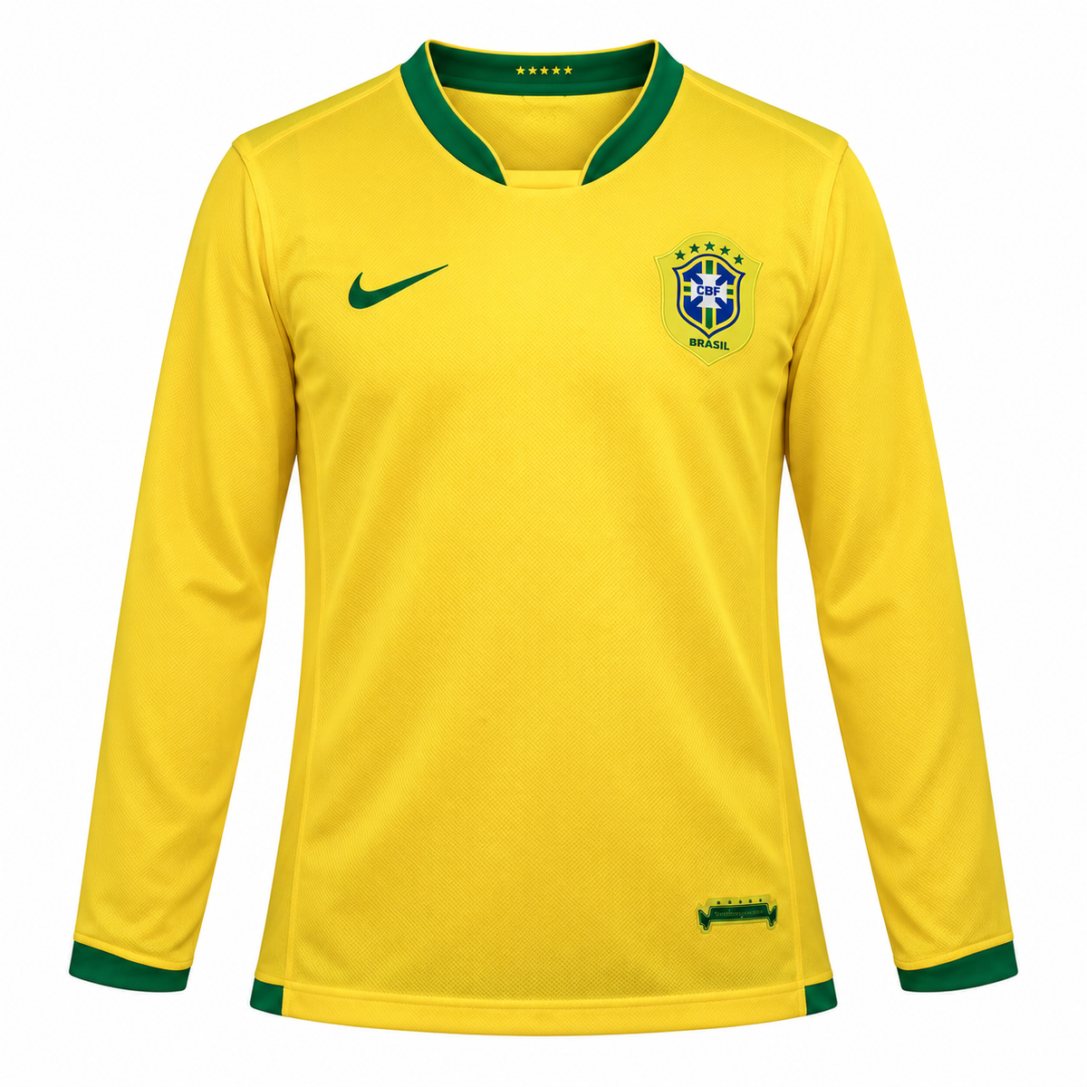 Camiseta Retro Brasil 2006 - 1ª Equipación Manga Larga