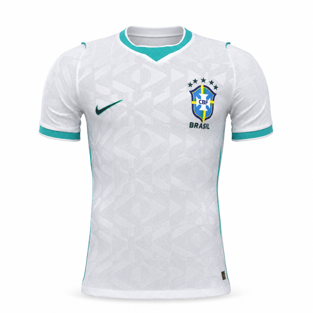 Camiseta Brasil Mundial 2026 - Edición Especial Blanca