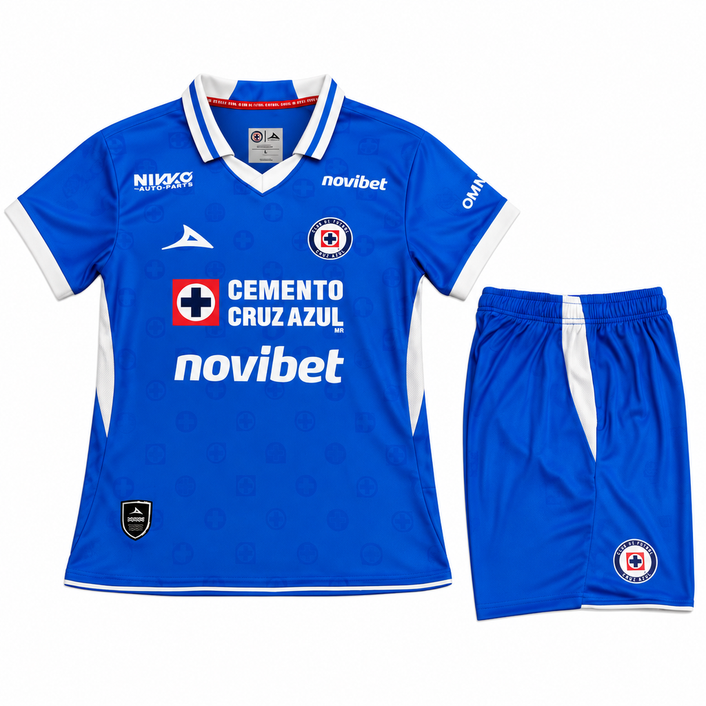Conjunto Infantil Cruz Azul 2026/27 - 1ª Equipación