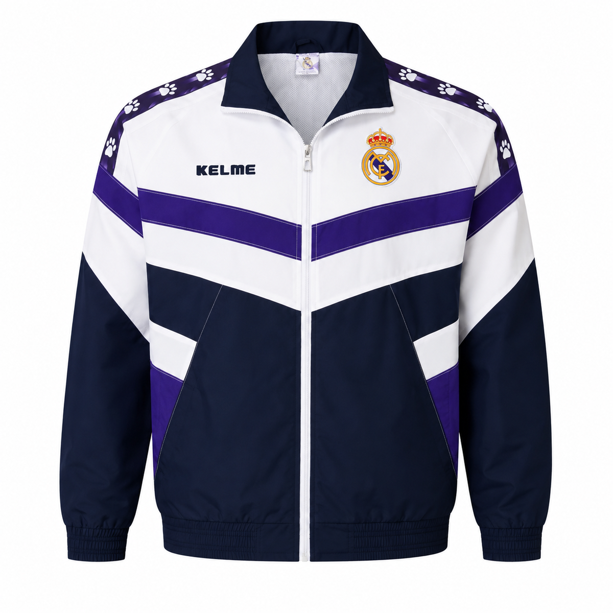 Cortavientos Retro Real Madrid - Azul Marino