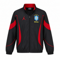 Cortavientos Brasil Mundial 2026 - Negro y Rojo