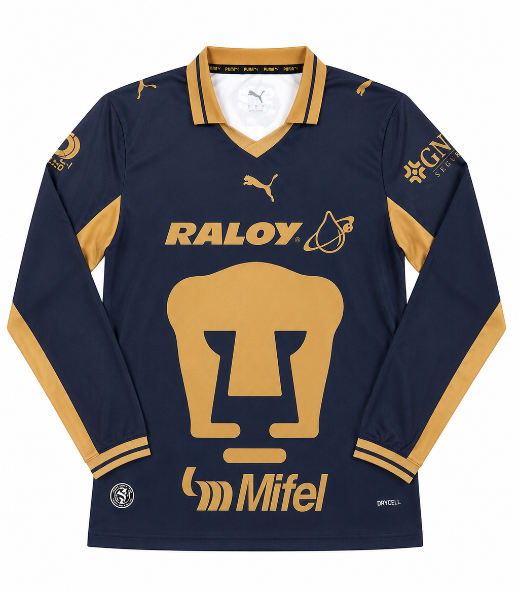 Camiseta Pumas UNAM 2026/27 - 1ª Equipación Manga Larga
