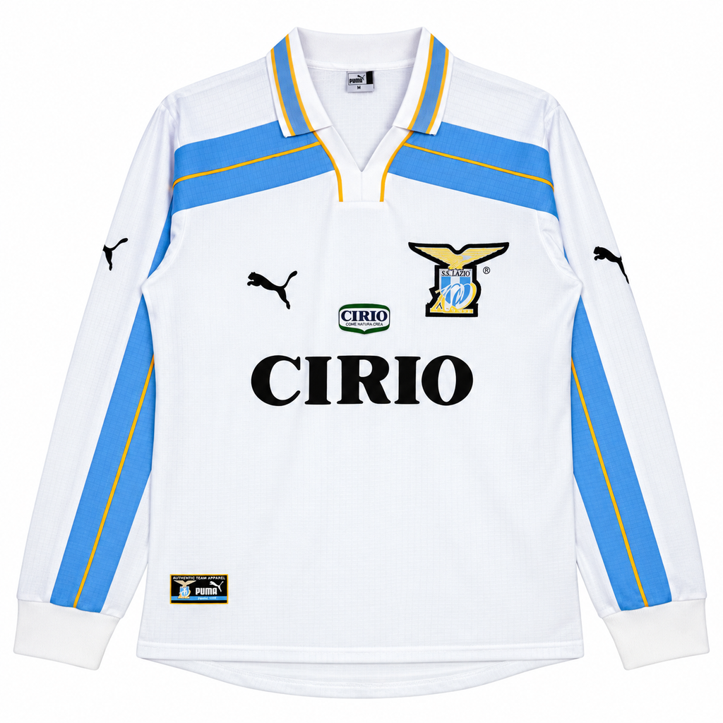 Camiseta Retro Lazio 1999/00 - Edición Centenario Manga Larga