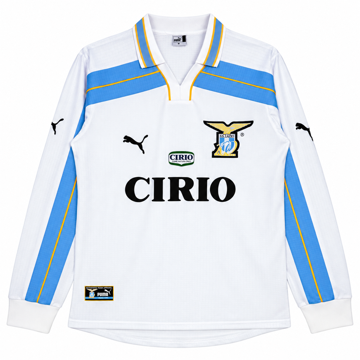 Camiseta Retro Lazio 1999/00 - Edición Centenario Manga Larga