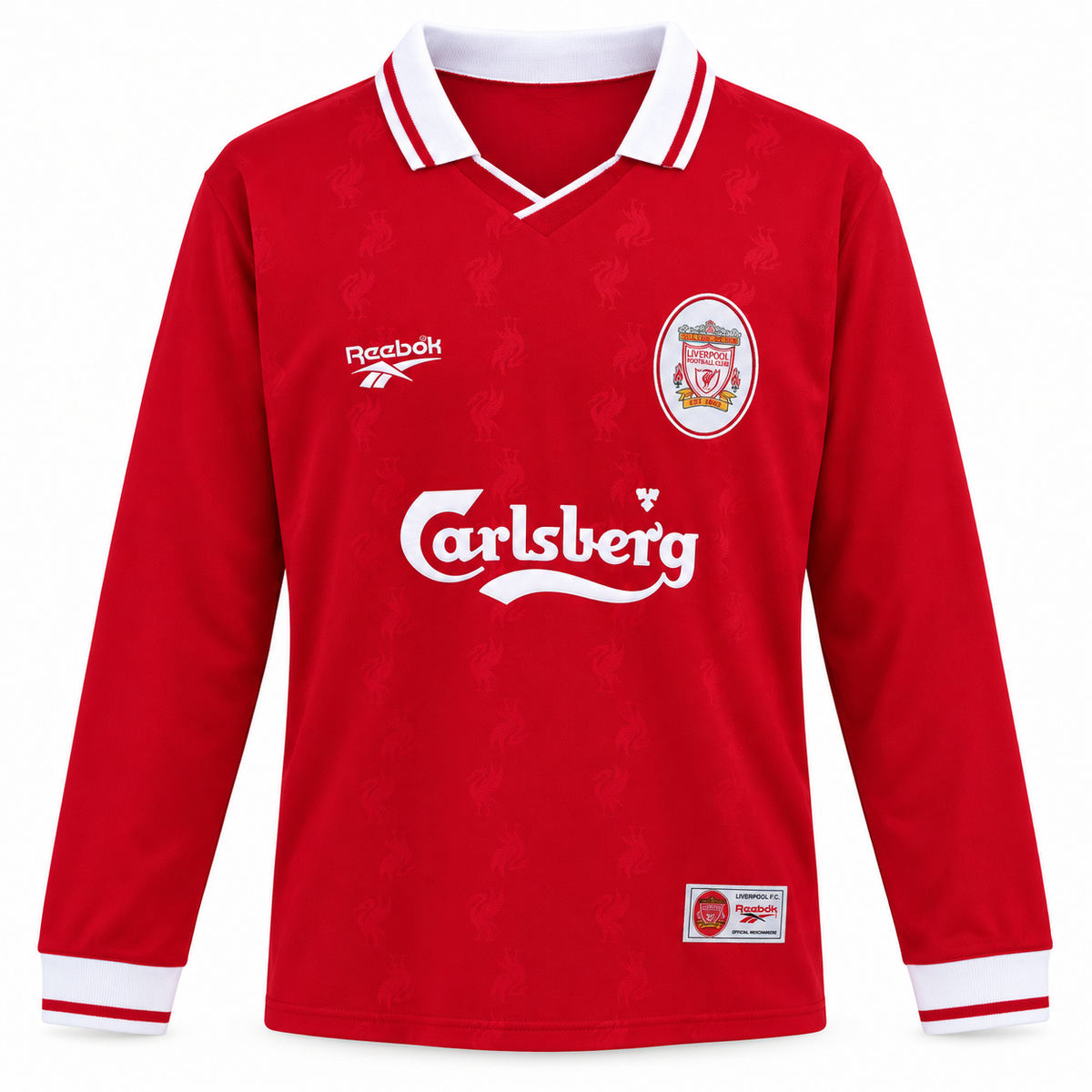 Camiseta Retro Liverpool 1996/97 - 1ª Equipación Manga Larga