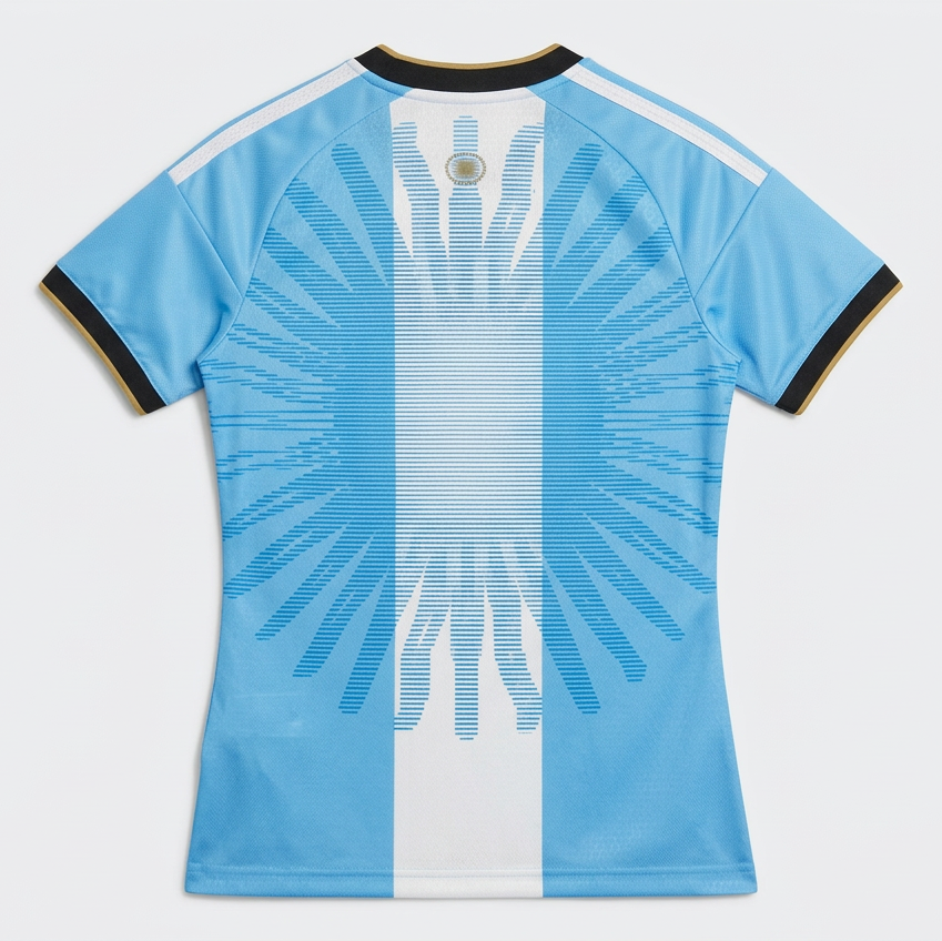 Camiseta Mujer Argentina - Edición Especial Despedida Messi (Celeste)