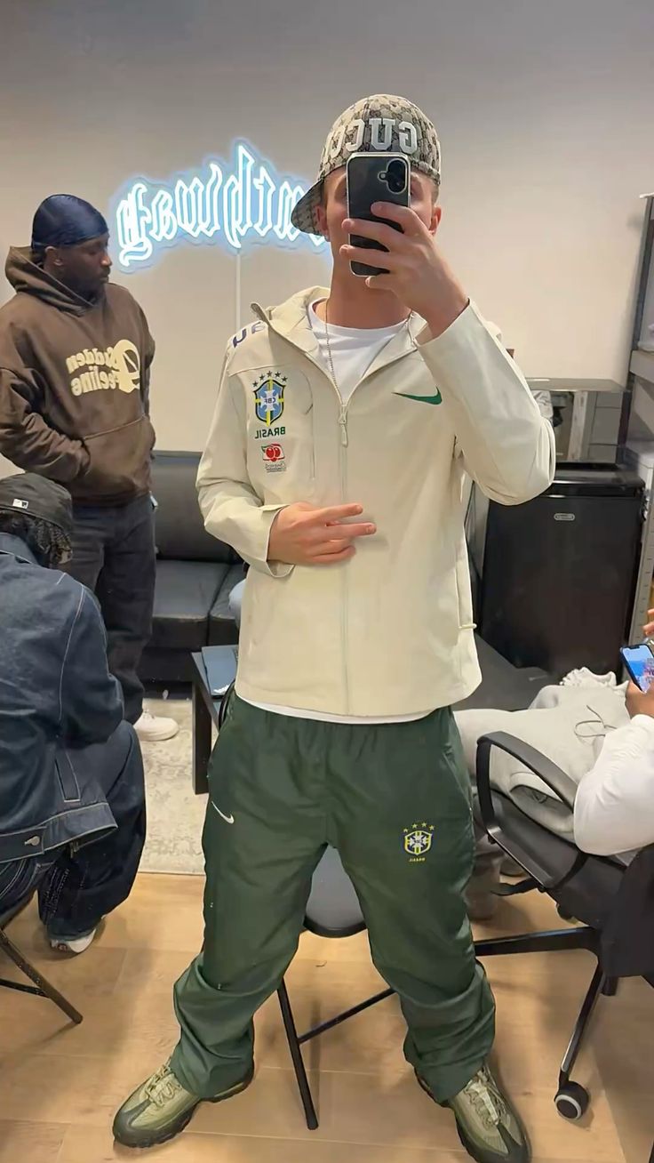 Cortavientos Brasil Mundial 2026 - Blanco