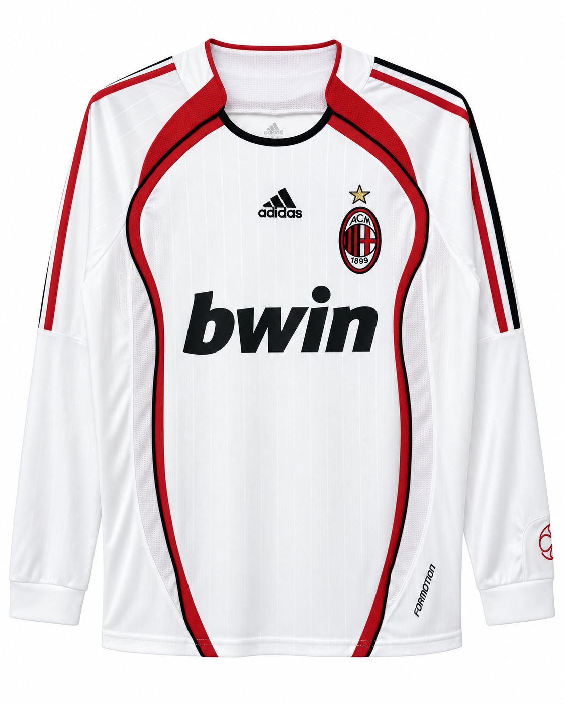 Camiseta Retro Ac Milán 2006/07 - 2ª Equipación Manga Larga