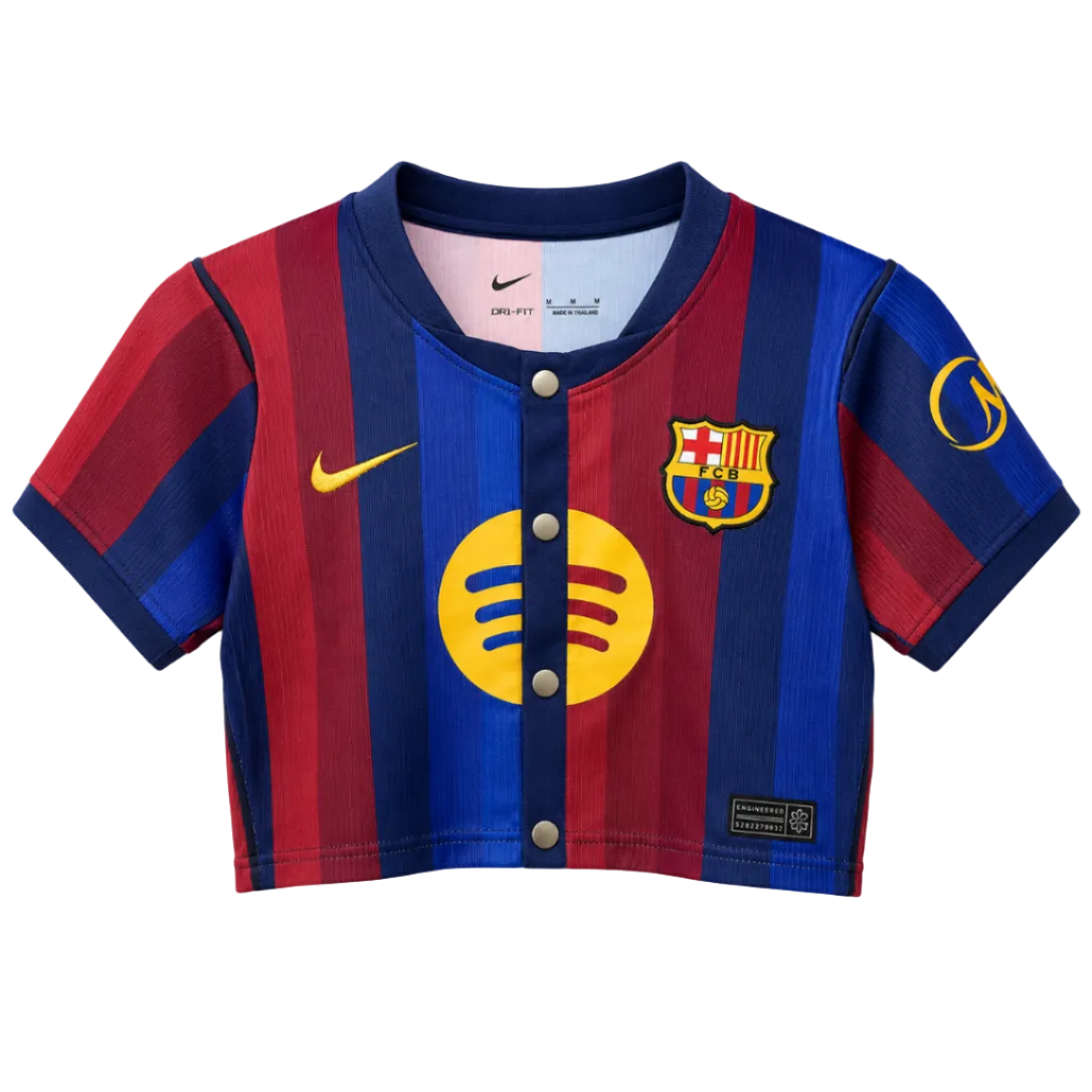 Crop Top Mujer FC Barcelona 2026/27 - 1ª Equipación