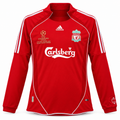 Camiseta Retro Liverpool 2007/08 - Edición Final Champions League Manga Larga