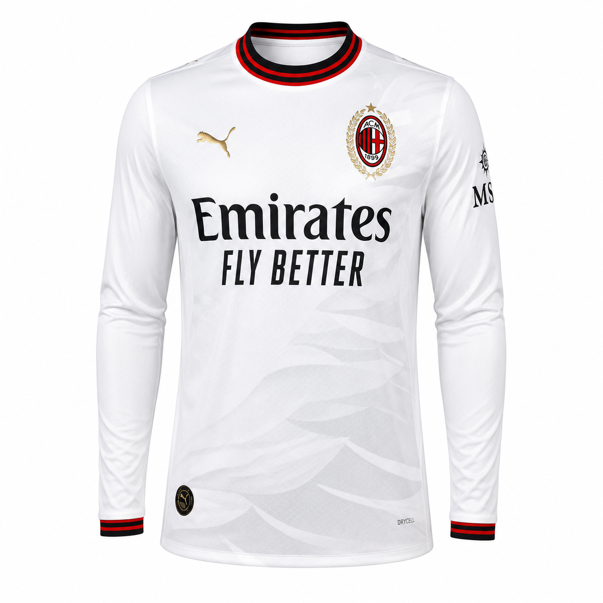 Camiseta Ac Milán 2026/27 - 2ª Equipación Manga Larga