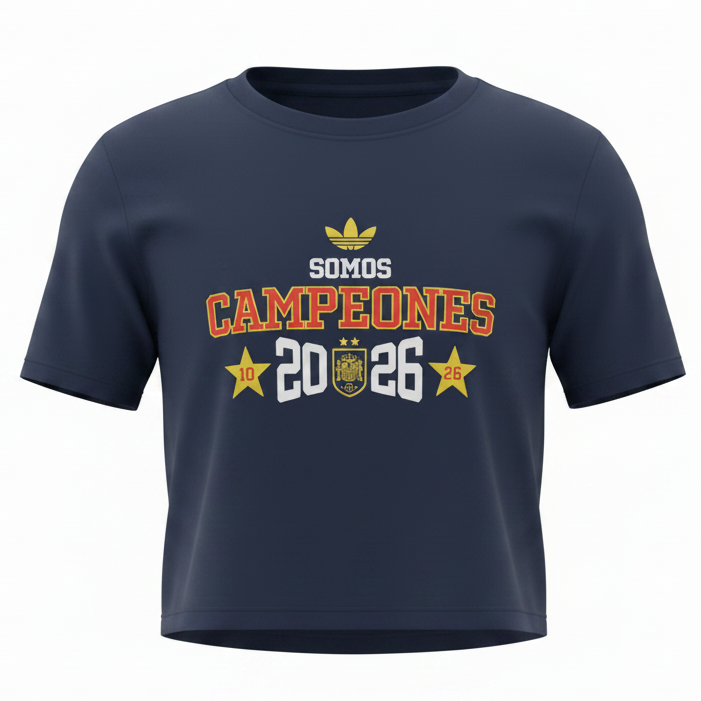 Crop Top España - Edición Campeones Mundial 2026