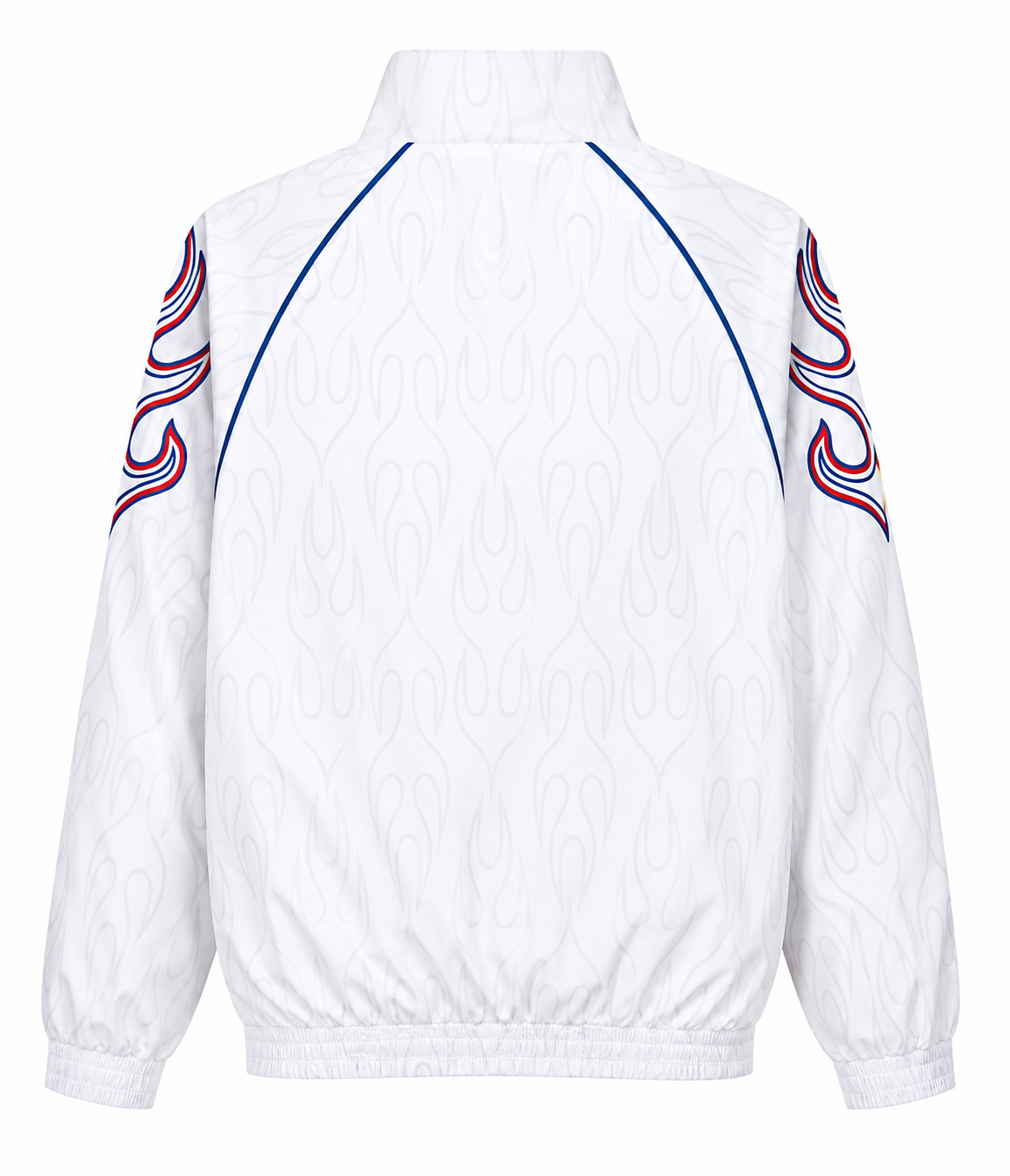 Cortavientos Reversible Retro Japón - Blanco/Azul