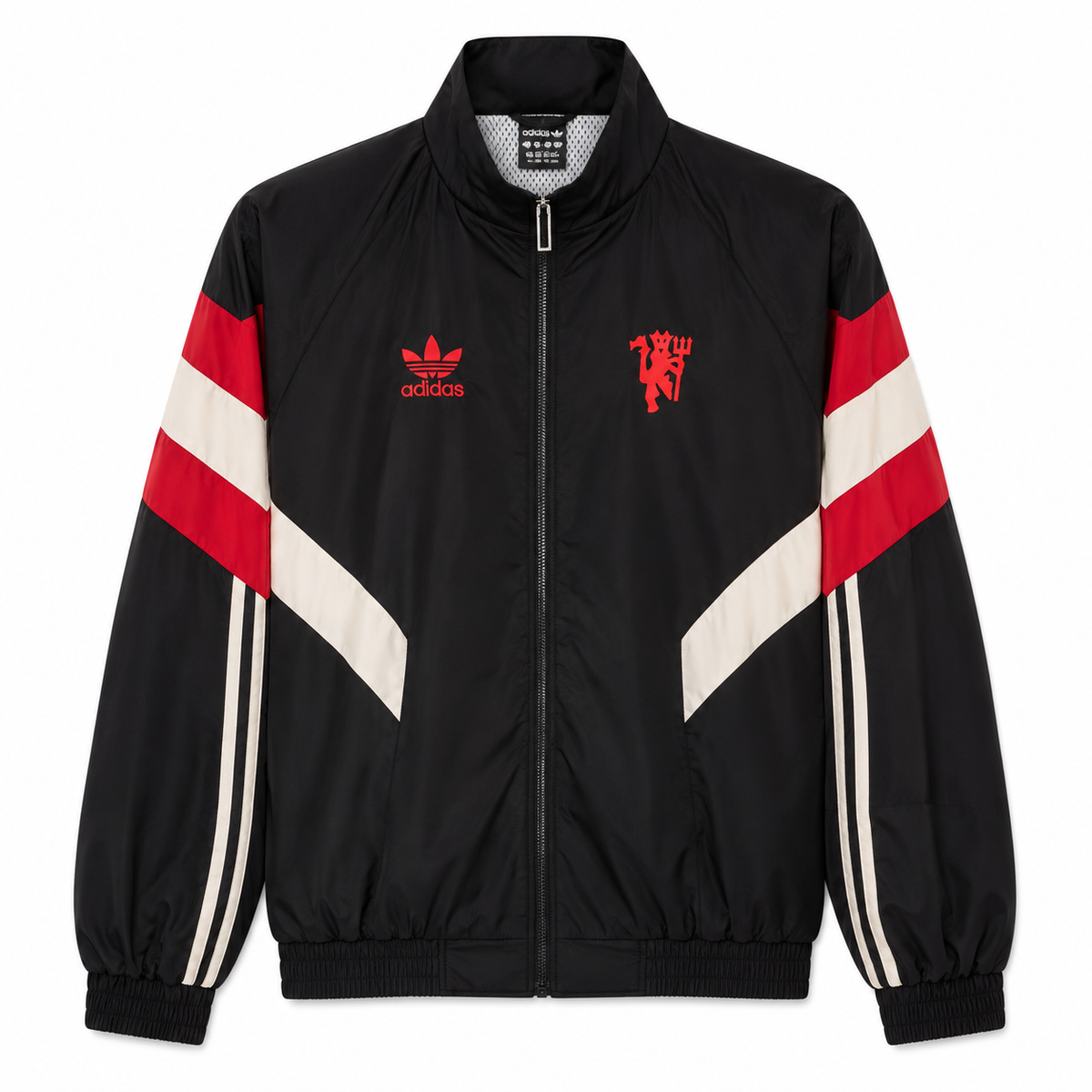Cortavientos Retro Manchester United - Negro