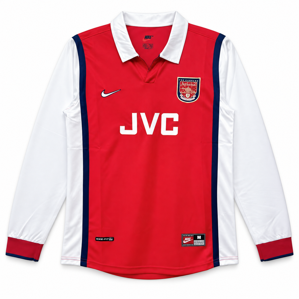 Camiseta Retro Arsenal 1998/00 - 1ª Equipación Manga Larga