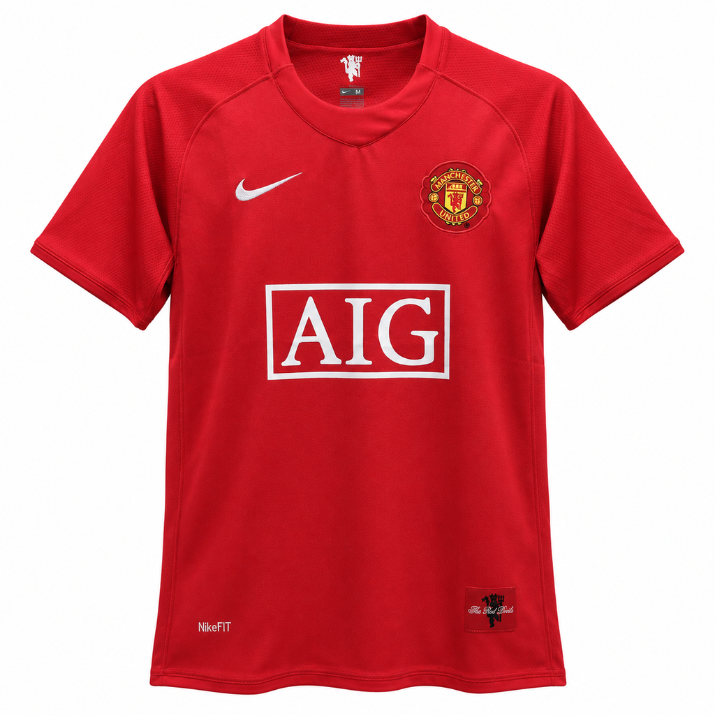 Camiseta Retro Manchester United 2007/09 - 1ª Equipación