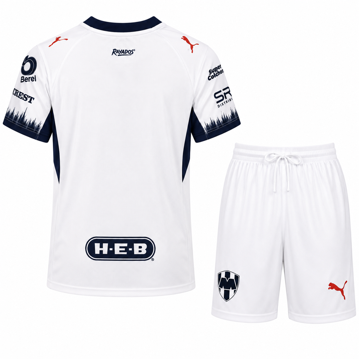 Conjunto Infantil Rayados de Monterrey 2026/27 - 1ª Equipación