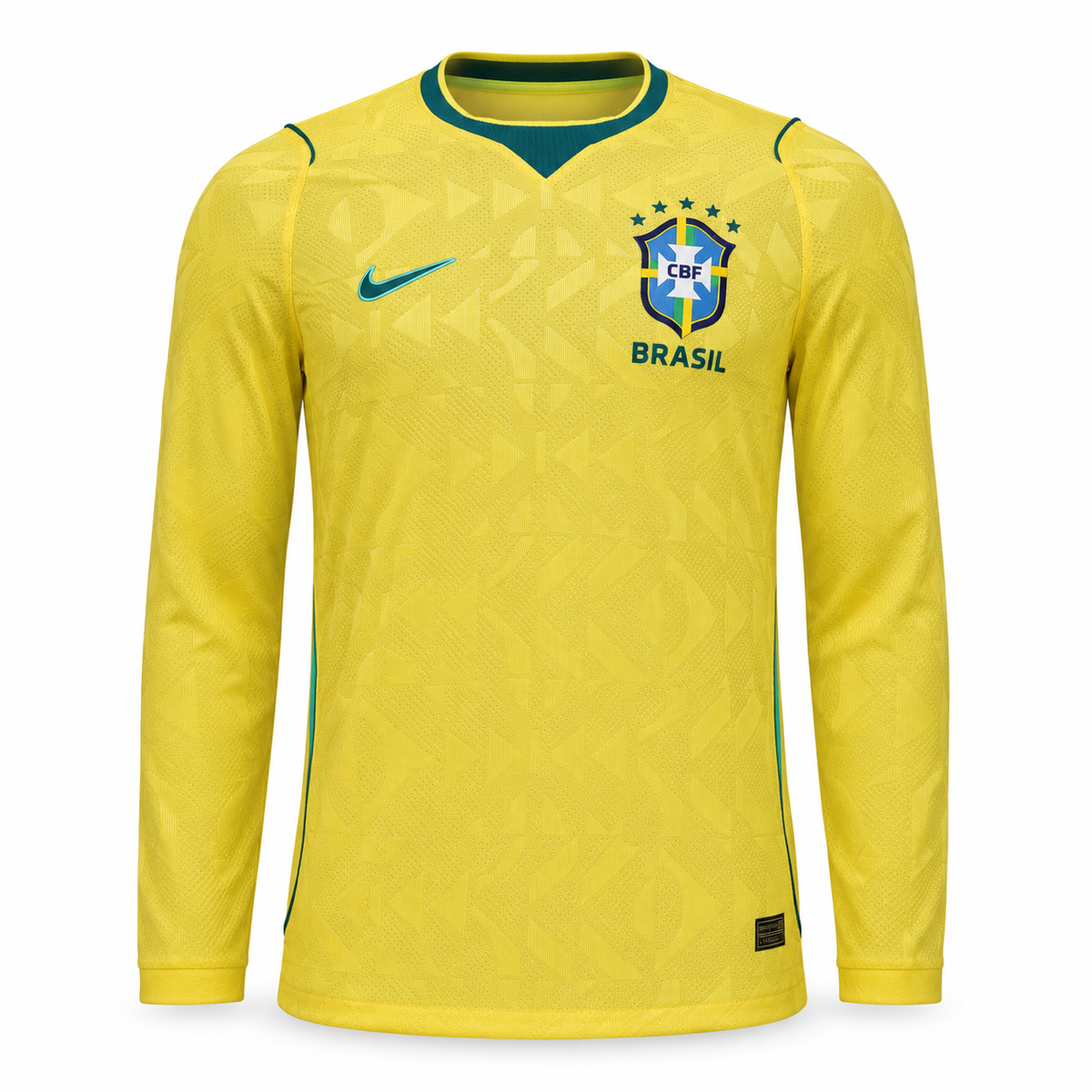 Camiseta Brasil Mundial 2026 - 1ª Equipación Manga Larga