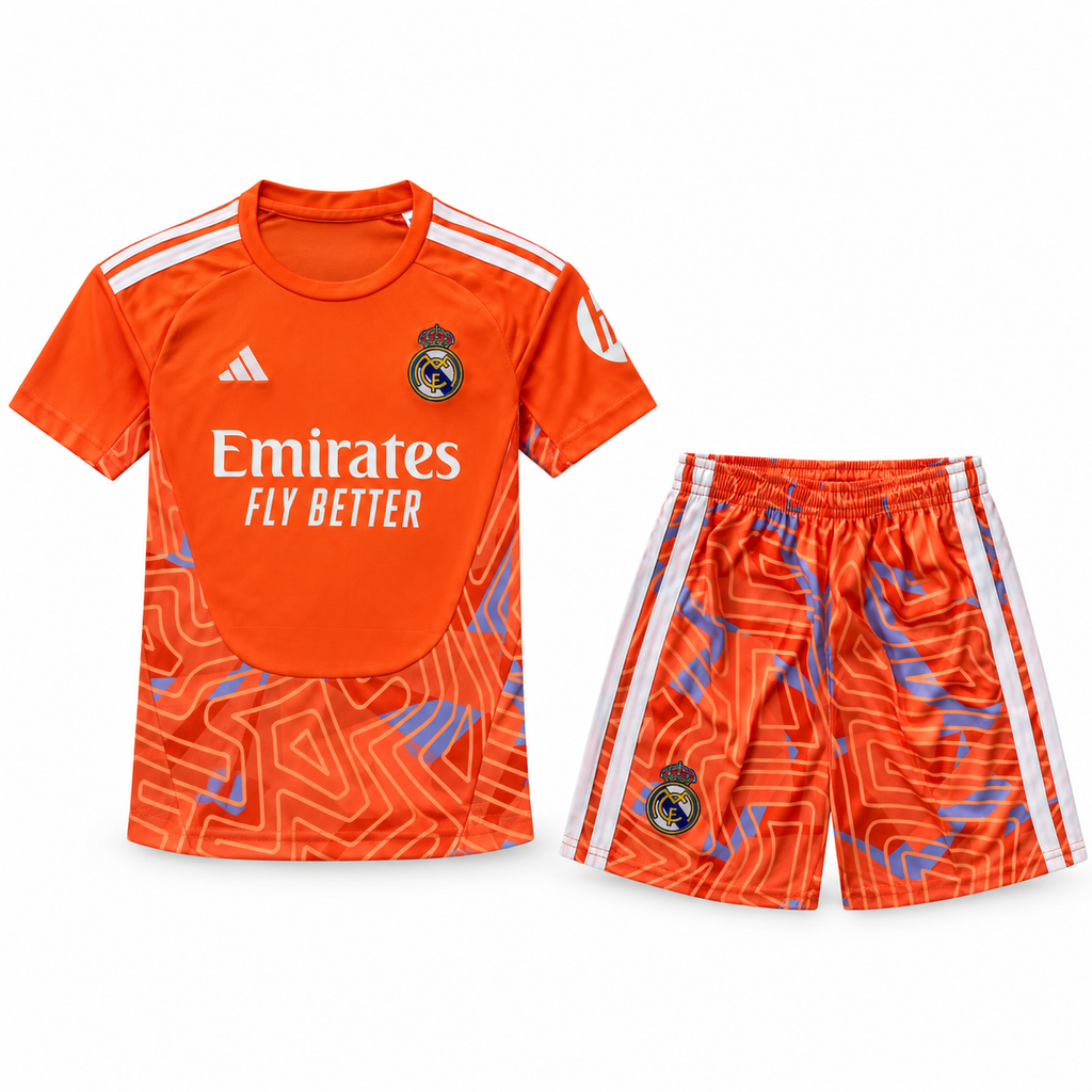 Conjunto Infantil Real Madrid 2026/27 - Equipación Portero