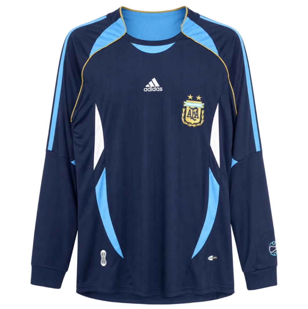 Camiseta Retro Argentina 2006 - 2ª Equipación Manga Larga