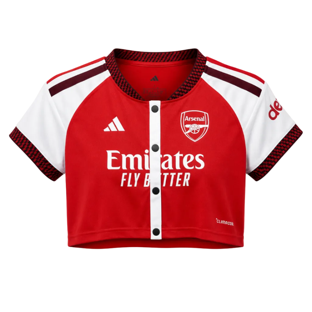 Crop Top Mujer Arsenal 2026/27 - 1ª Equipación