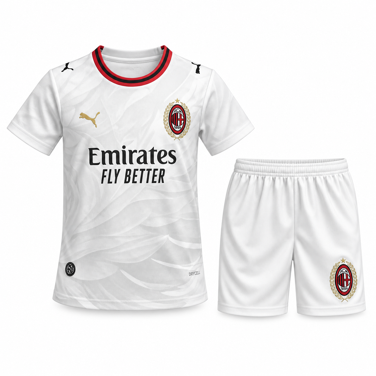 Conjunto Infantil AC Milan 2026/27 - 2ª Equipación