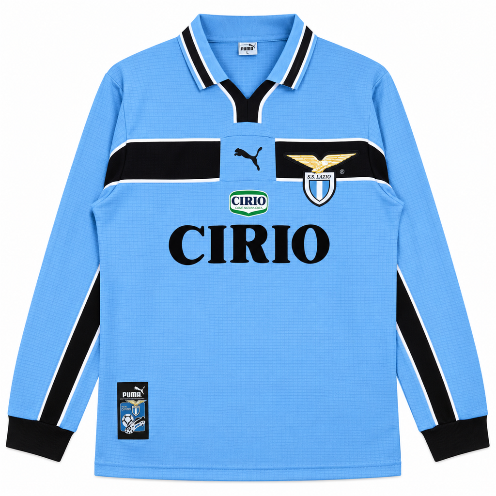 Camiseta Retro Lazio 1998/99 - 1ª Equipación Manga Larga