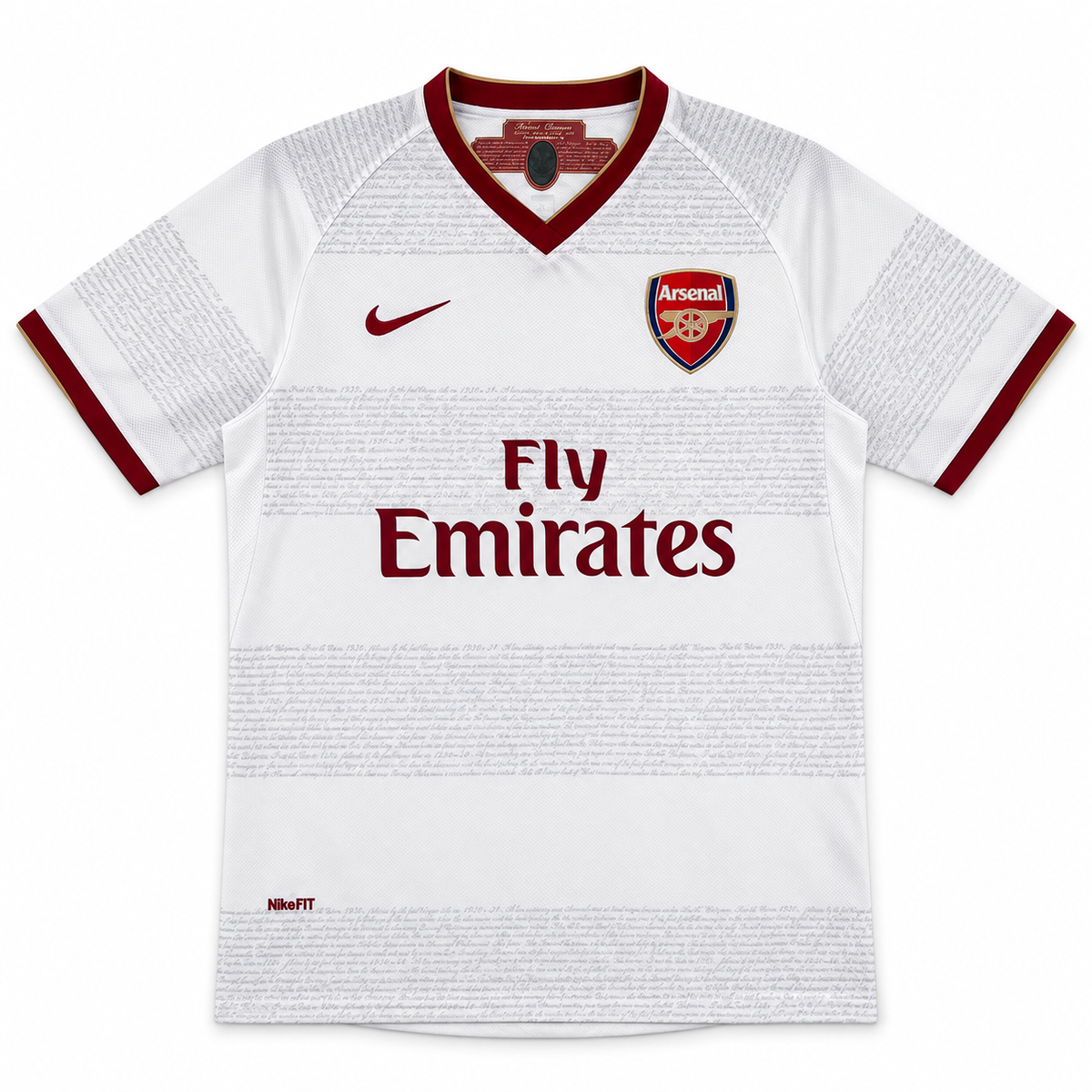 Camiseta Retro Arsenal 2007/08 - 2ª Equipación