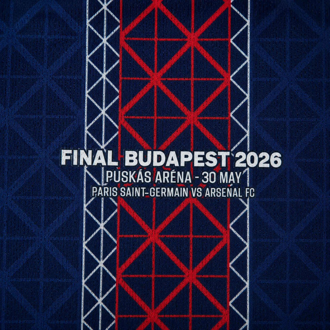 Camiseta PSG - Edición Final Champions League 2026