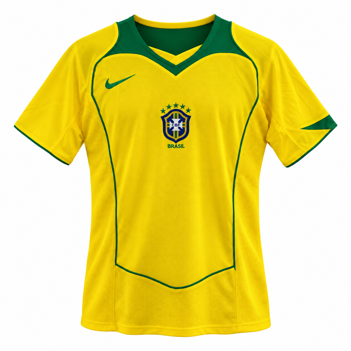 Camiseta Retro Brasil 2004 - 1ª Equipación