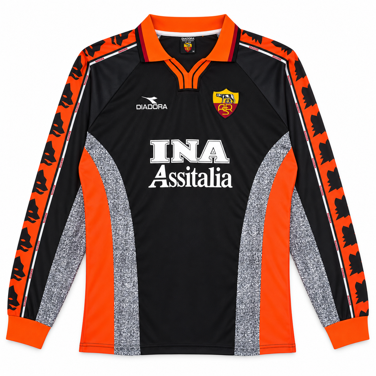 Camiseta Retro As Roma 1998/99 - 3ª Equipación Manga Larga
