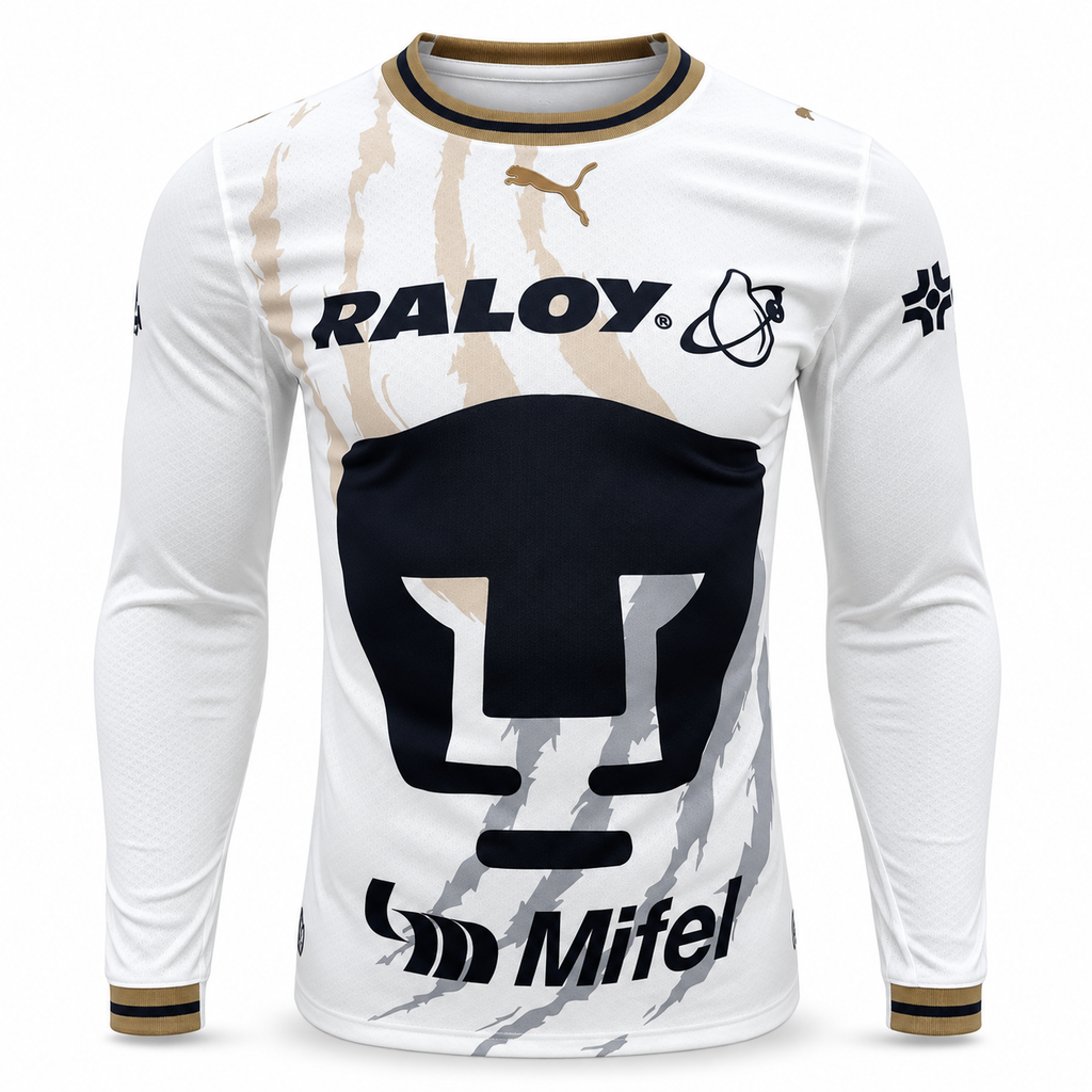 Camiseta Pumas UNAM 2026/27 - 2ª Equipación Manga Larga