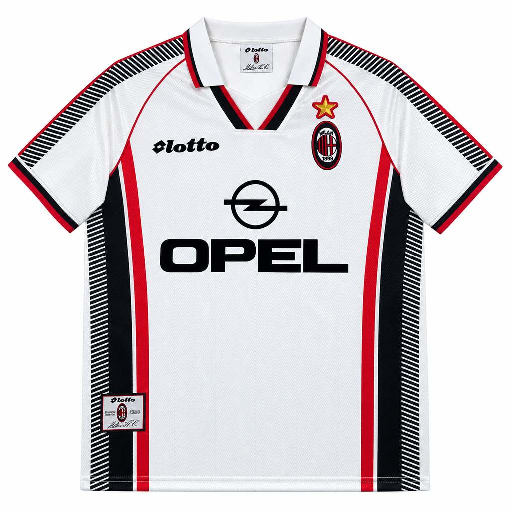Camiseta Retro Ac Milán 1997/98 - 2ª Equipación