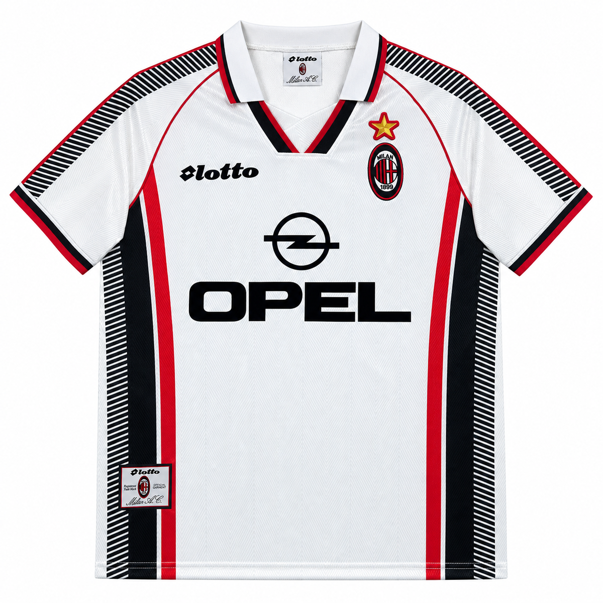 Camiseta Retro Ac Milán 1997/98 - 2ª Equipación