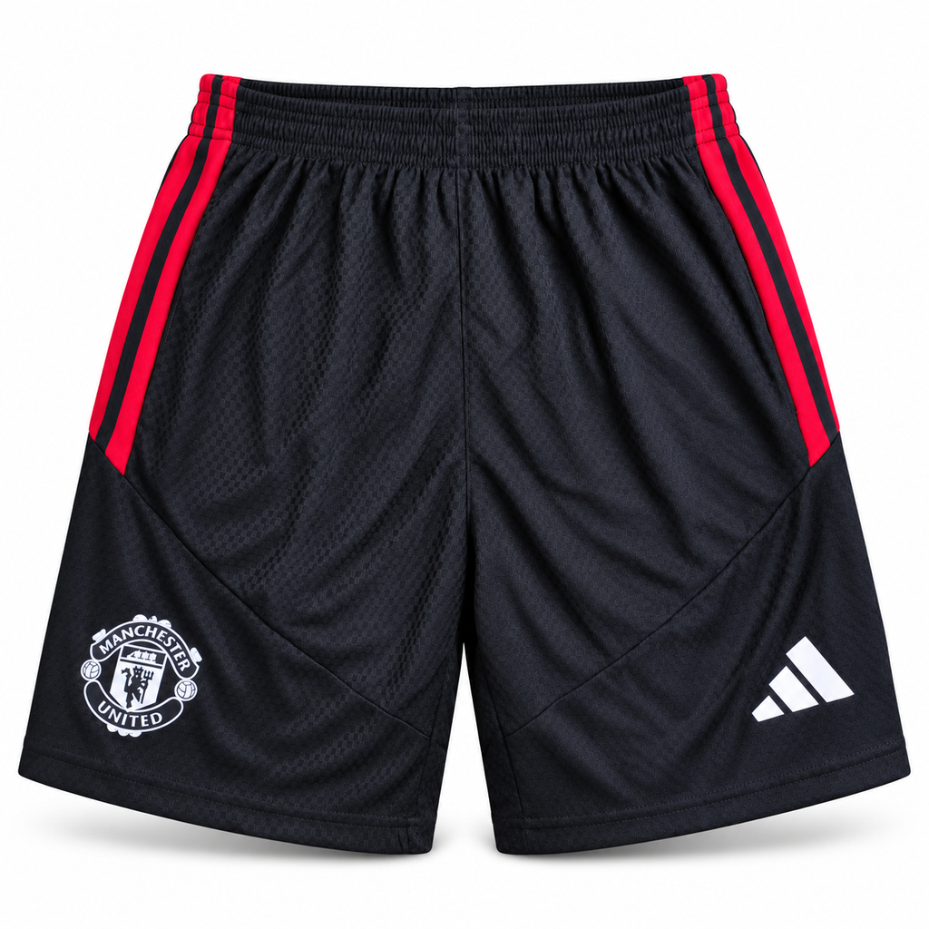 Pantalón Corto Manchester United 2026/27 - 1ª Equipación Entrenamiento (Con Bolsillos)