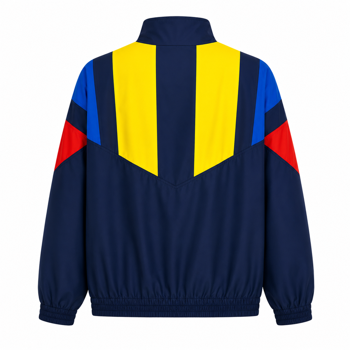Cortavientos Retro Colombia Mundial 2026 - Azul Marino