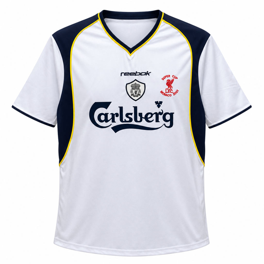 Camiseta Retro Liverpool 2001/02 - Edición Supercopa UEFA