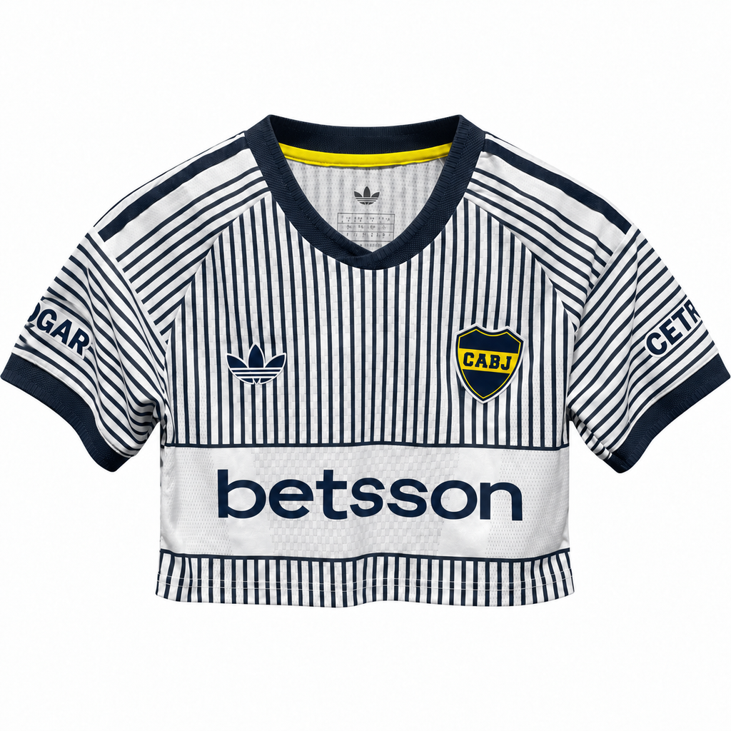Crop Top Mujer Boca Juniors 2026/27 - 2ª Equipación - Frontal