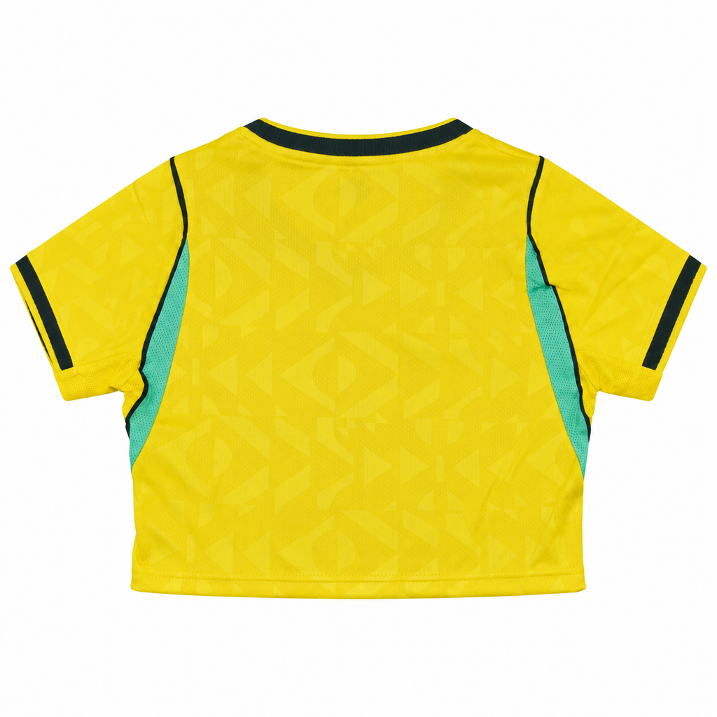 Crop Top Mujer Brasil Mundial 2026 - 1ª Equipación - Trasera