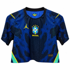 Crop Top Mujer Brasil Mundial 2026 - 2ª Equipación - Frontal