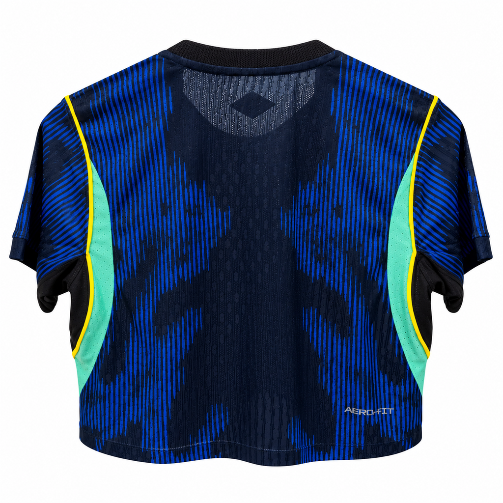 Crop Top Mujer Brasil Mundial 2026 - 2ª Equipación - Trasera