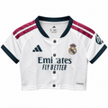 Crop Top Mujer Real Madrid 2026/27 - 1ª Equipación (Con Botones) - Frontal