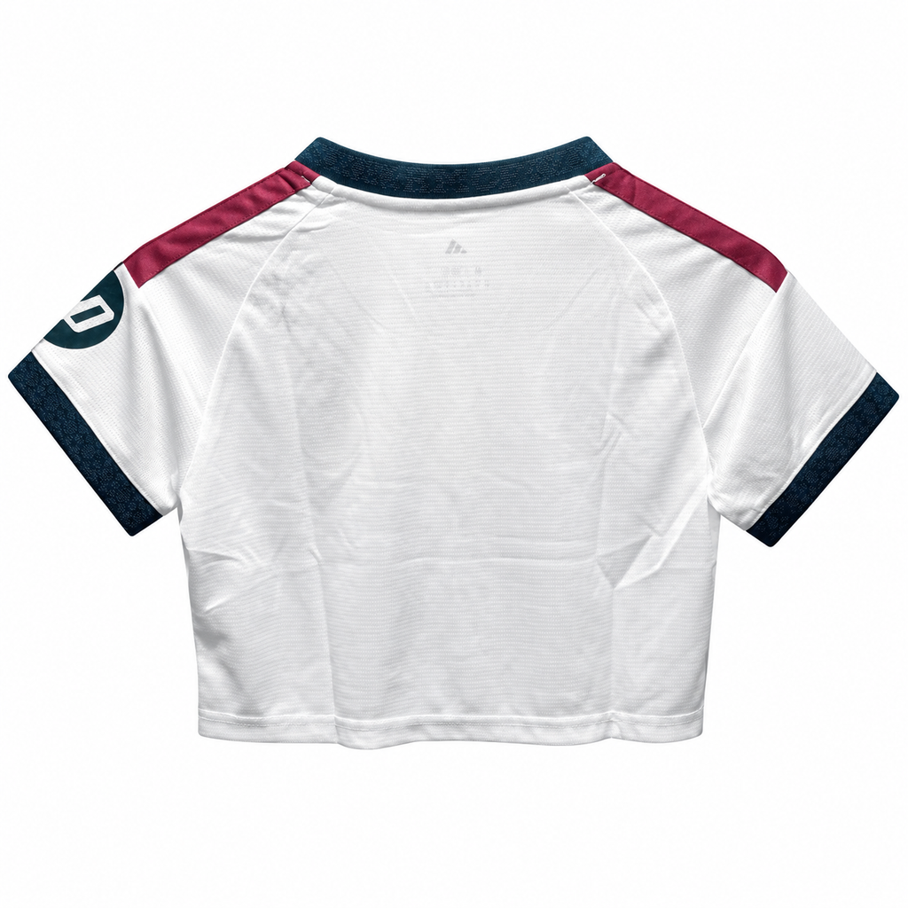 Crop Top Mujer Real Madrid 2026/27 - 1ª Equipación (Con Botones) - Trasera