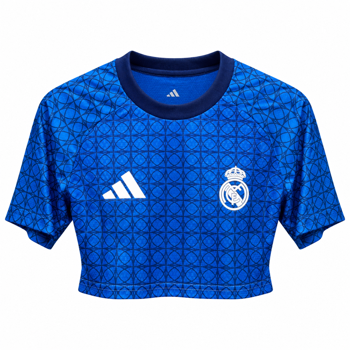 Crop Top Mujer Pre-Partido Real Madrid 2026/27 - Frontal