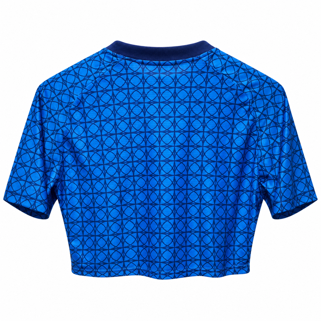Crop Top Mujer Pre-Partido Real Madrid 2026/27 - Trasera